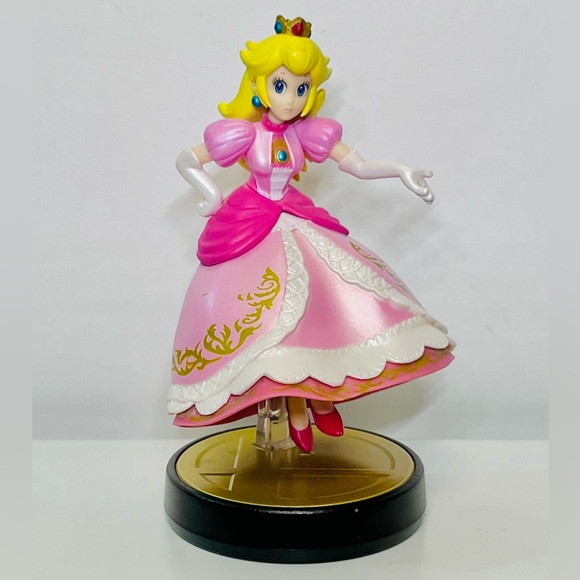 Nintendo Amiibo Princess Peach Super Smash Bros Figure - Picture 1 of 3